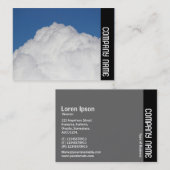 Zijband - Cumulus Cloud Visitekaartje (Voorkant / Achterkant)