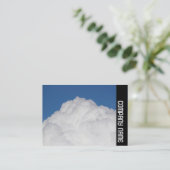 Zijband - Cumulus Cloud Visitekaartje (Staand voorkant)