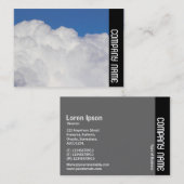 Zijband - Cumulus Clouds Visitekaartje (Voorkant / Achterkant)