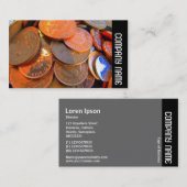 Zijband - De kleur van het geld Visitekaartje (Voorkant / Achterkant)