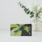 Zijband - Dragonfly Visitekaartje (Staand voorkant)