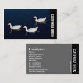 Zijband - Drie Emden Gese Visitekaartje (Voorkant / Achterkant)