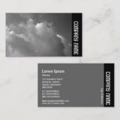 Zijband - Evening Sky Visitekaartje (Voorkant / Achterkant)