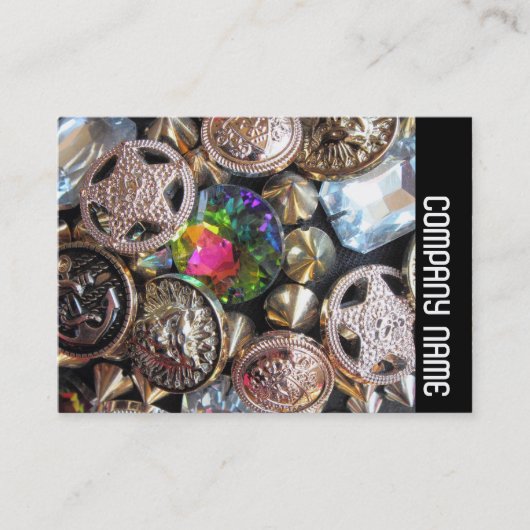Zijband - Flea Market Bling Visitekaartje (Voorkant)