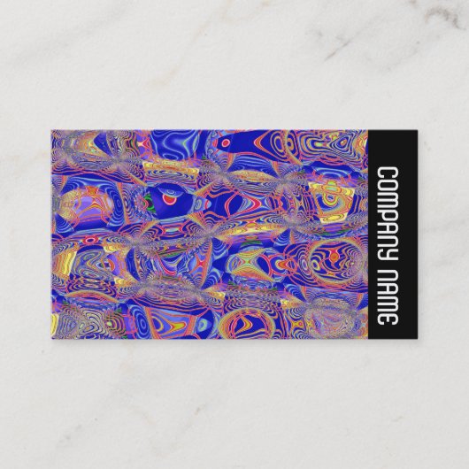 Zijband - Fractal Abstract 061012a Visitekaartje (Voorkant)