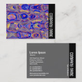 Zijband - Fractal Abstract 061012a Visitekaartje (Voorkant / Achterkant)