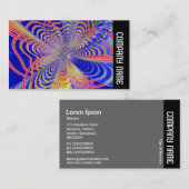 Zijband - Fractal Abstract 061012d Visitekaartje (Voorkant / Achterkant)