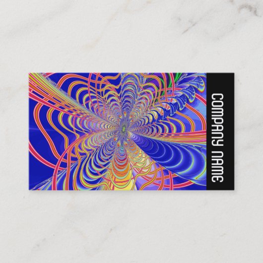Zijband - Fractal Abstract 061012d Visitekaartje (Voorkant)