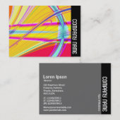 Zijband - Fractal Abstract 061012e Visitekaartje (Voorkant / Achterkant)