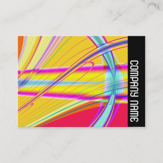 Zijband - Fractal Abstract 061012e Visitekaartje (Voorkant)