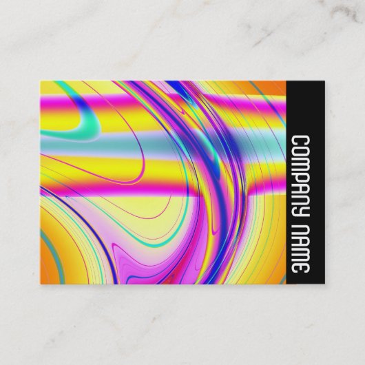 Zijband - Fractal Abstract 061012f Visitekaartje (Voorkant)