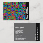 Zijband - Fractal Abstract 191111a Visitekaartje (Voorkant / Achterkant)