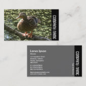 Zijband - Happy Duck Visitekaartje (Voorkant / Achterkant)