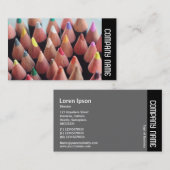 Zijband - Kleurencils Visitekaartje (Voorkant / Achterkant)