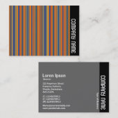 Zijband - Kleurlijnen 03 Visitekaartje (Voorkant / Achterkant)