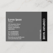 Zijband - kleurrijke Abstracte circuits Visitekaartje (Achterkant)