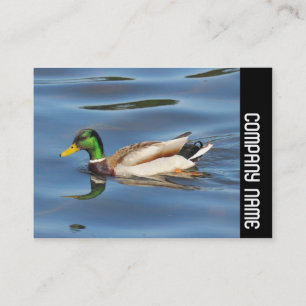 Zijband - Mallard Duck Visitekaartje