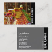 Zijband - Merry-go-round Dragon Visitekaartje (Voorkant / Achterkant)