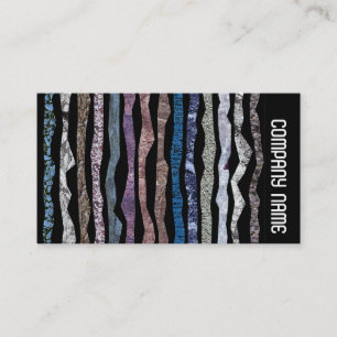 Zijband - Minerale strepen Visitekaartje