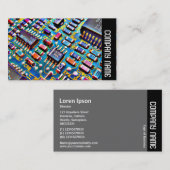 Zijband - Mooie stroomkabel Visitekaartje (Voorkant / Achterkant)