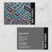 Zijband - Mooie stroomkabel Visitekaartje (Voorkant / Achterkant)