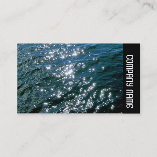 Zijband - Mousserend water Visitekaartje (Voorkant)