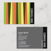 Zijband - onregelmatige strepen visitekaartje (Voorkant / Achterkant)