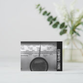 Zijband - Oude Britse radio Visitekaartje (Staand voorkant)