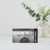 Zijband - Oude Britse radio Visitekaartje (Staand voorkant)