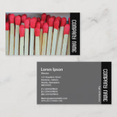 Zijband - overeenkomsten visitekaartje (Voorkant / Achterkant)