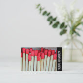 Zijband - overeenkomsten visitekaartje (Staand voorkant)