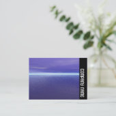 Zijband - Paarse dageraad Visitekaartje (Staand voorkant)