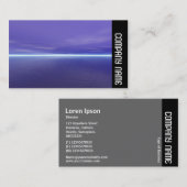 Zijband - Paarse dageraad Visitekaartje (Voorkant / Achterkant)