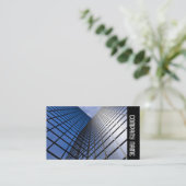 Zijband - Reflecterend Kantoor blok Visitekaartje (Staand voorkant)