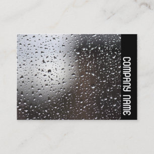 Zijband - Regen op een raam Visitekaartje