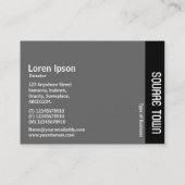 Zijband - Roze Rose Visitekaartje (Achterkant)