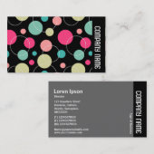 Zijband - Spots & Circles 150816 Visitekaartje (Voorkant / Achterkant)
