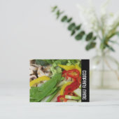 Zijband - Stir-fry Visitekaartje (Staand voorkant)