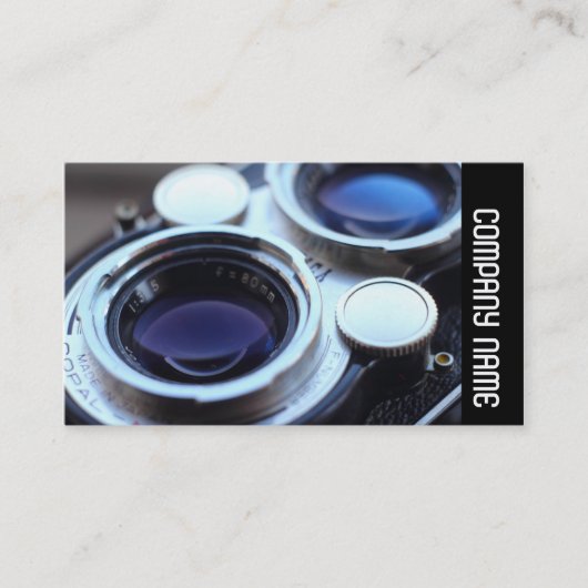 Zijband -  TLR-camera Visitekaartje (Voorkant)