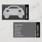 Zijband - wegauto visitekaartje (Voorkant / Achterkant)