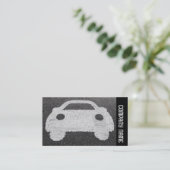 Zijband - wegauto visitekaartje (Staand voorkant)