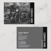 Zijband - Zomer in de Bossen Visitekaartje (Voorkant / Achterkant)