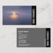 Zijband - Zonnestijging/Zonnegebruik Visitekaartje (Voorkant / Achterkant)