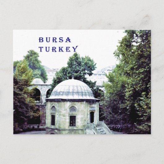 Zijde Bazaar Courtyard in Bursa Briefkaart (Voorkant)