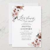 Zijde Bloemen Bruids Douche Uitnodiging (Voorkant)