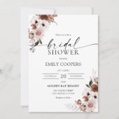 Zijde Bloemen Bruids Douche Uitnodiging (Voorkant)