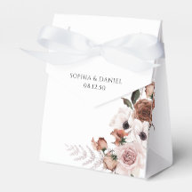 Zijde Bloemen Bruiloft Favor Box