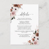 Zijde Bloemen Trouwceremonie Enclosure Kaart (Voorkant)