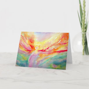 Zijde die ik geloof in de Bijbel Wenskaart van de  Kaart