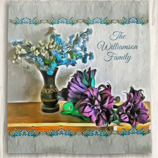 Zijde en Korn Husk Flowers 2190 Douchegordijn